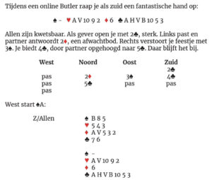 afspel in bridge - 5klaveren